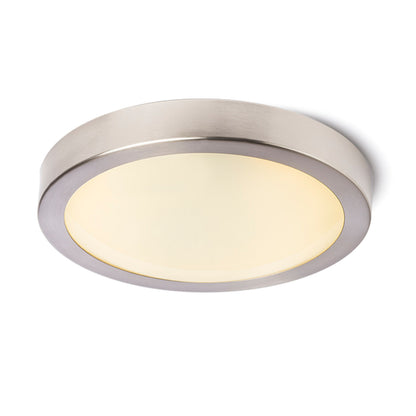 RENDL surface mounted lamp BARRY ceiling matt nickel 230V 2GX13 22W IP44 R10576 1