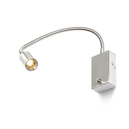 RENDL spotlight VERSA wall matt nickel 230V LED 3W 40° 3000K R10602 2