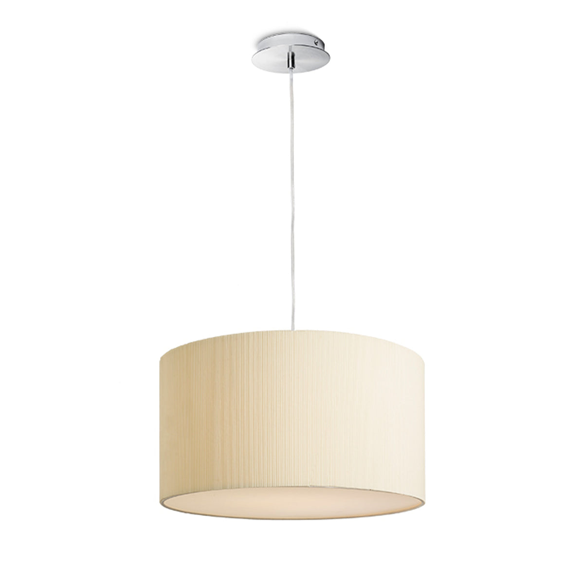 RENDL Outlet LALO 40 pendant cream white matt nickel 230V LED E27 3x15W R10605 1