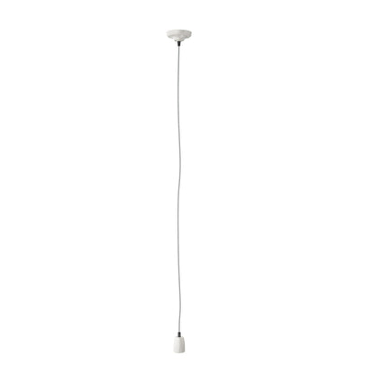 RENDL shades, shade bases, pendent sets FABIO pendant set black/white porcelain 230V LED E27 15W R10617 6