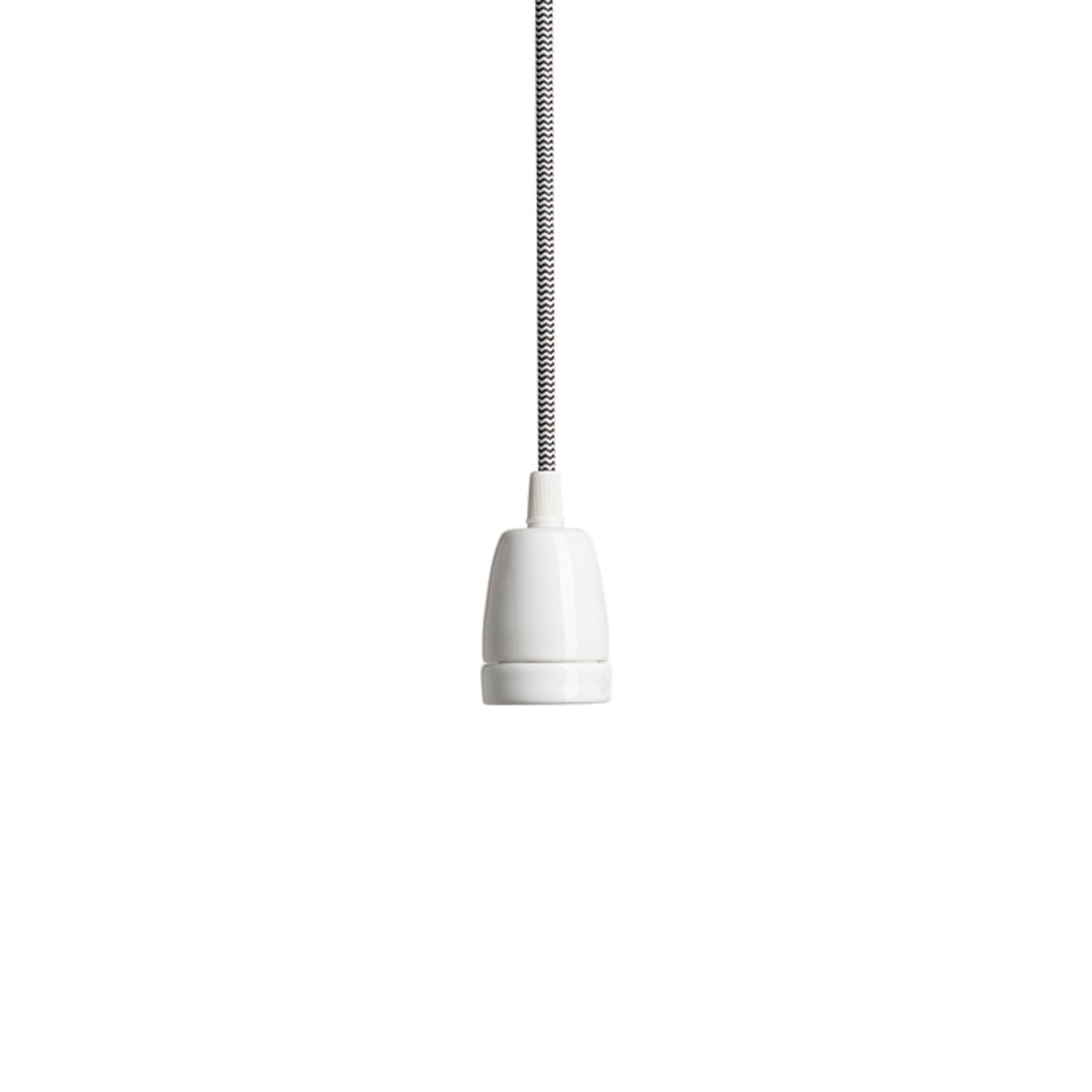 RENDL shades, shade bases, pendent sets FABIO pendant set black/white porcelain 230V LED E27 15W R10617 7