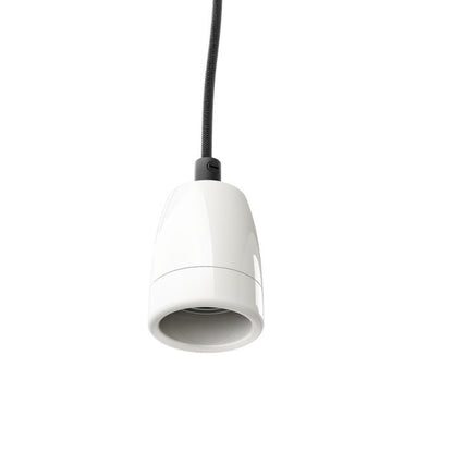 RENDL shades, shade bases, pendent sets FABIO pendant set black porcelain 230V LED E27 15W R10618 4