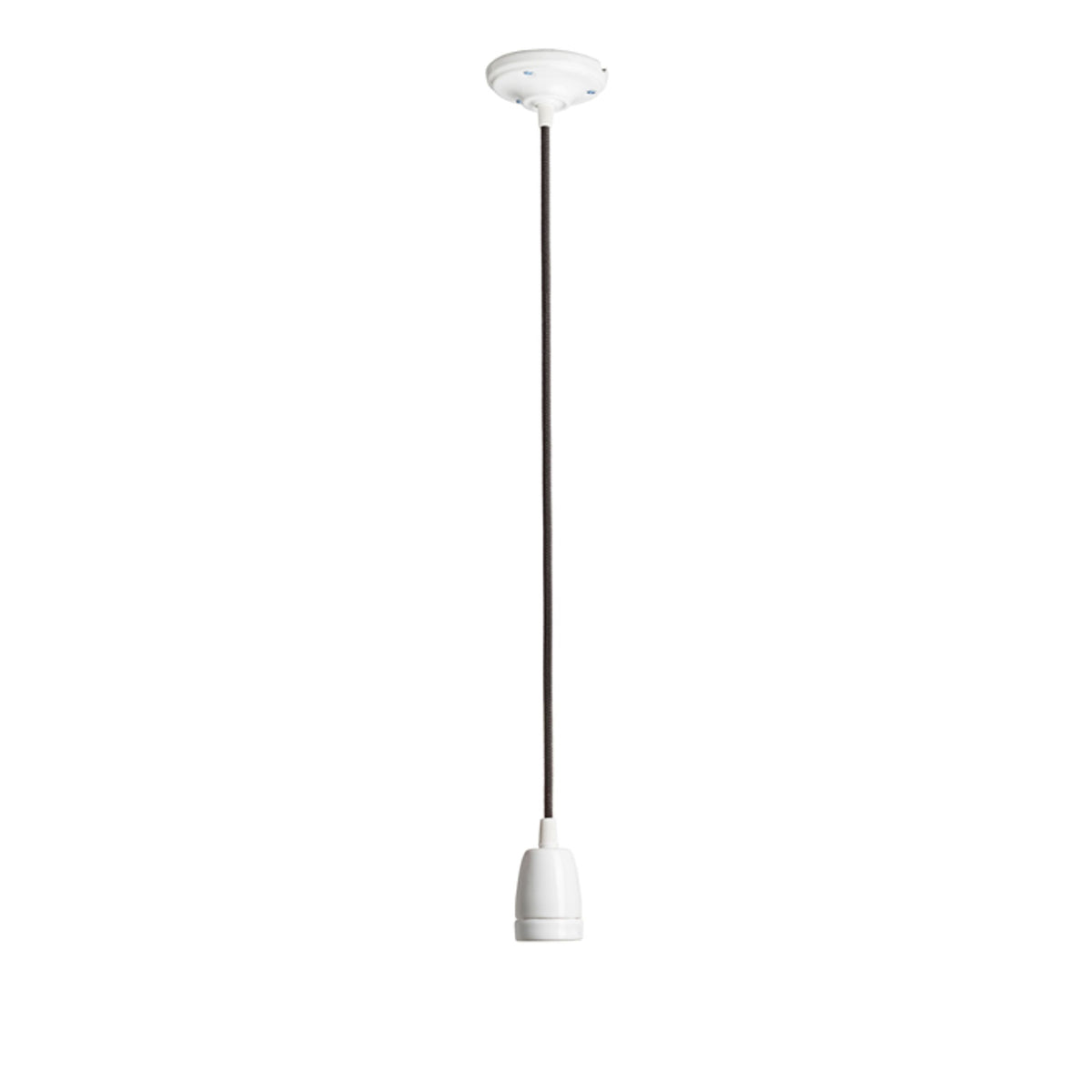 RENDL shades, shade bases, pendent sets FABIO pendant set black porcelain 230V LED E27 15W R10618 6
