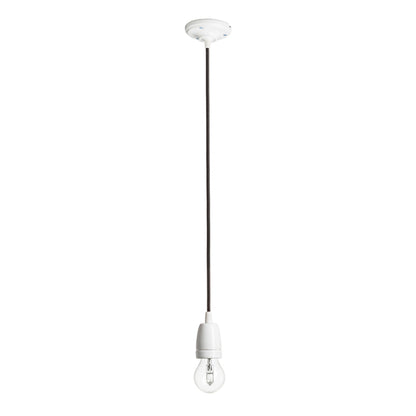 RENDL shades, shade bases, pendent sets FABIO pendant set black porcelain 230V LED E27 15W R10618 8