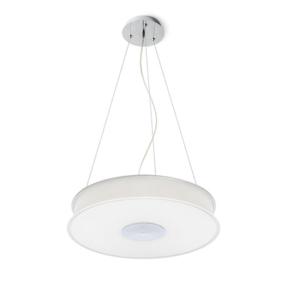 RENDL pendant lamp ASTERI pendant  satinated glass/chrome 230V 2GX13 40W R10626 1