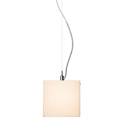 RENDL Outlet LUCIA 15x15 pendant  satinated glass/chrome 230V LED G9 5W R10628 5