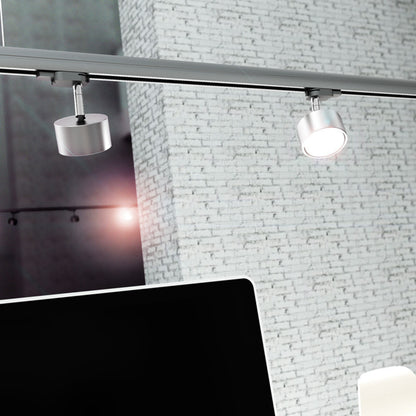 RENDL 3-circuit track system PIXIE for 3-circuit tracks silver grey chrome 230V LED GX53 7W R10640 6