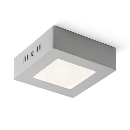 RENDL Outlet SLENDER SQ 12 surface mounted matt nickel 230V LED 6W 3000K R11284 1