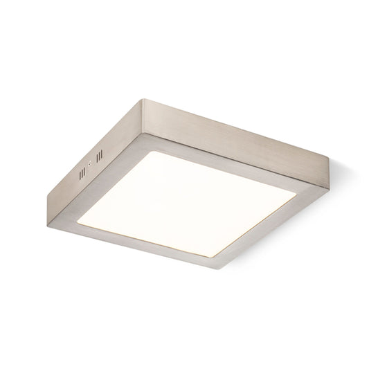 RENDL Outlet SLENDER SQ 22 surface mounted matt nickel 230V LED 18W 3000K R11285 1
