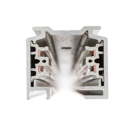 RENDL 3-circuit track system EUTRAC 2m 3-circuit track white 230V  R11300 5