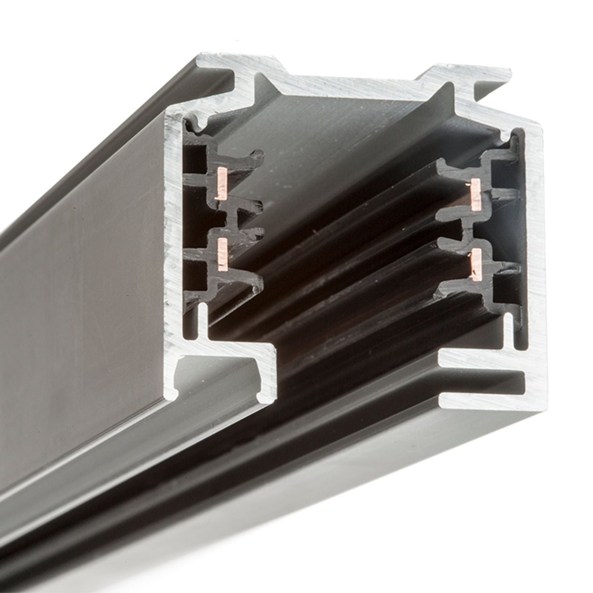 RENDL 3-circuit track system EUTRAC 2m 3-circuit track silver grey 230V  R11302 3