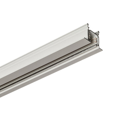 RENDL 3-circuit track system EUTRAC 2m 3-circuit track recessed white 230V  R11306 1