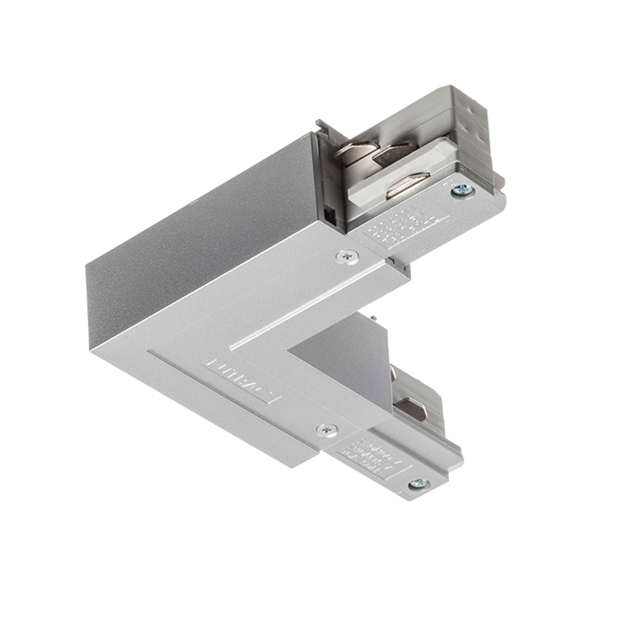 RENDL 3-circuit track system EUTRAC L connector outer polarity silver grey 230V  R11325 1