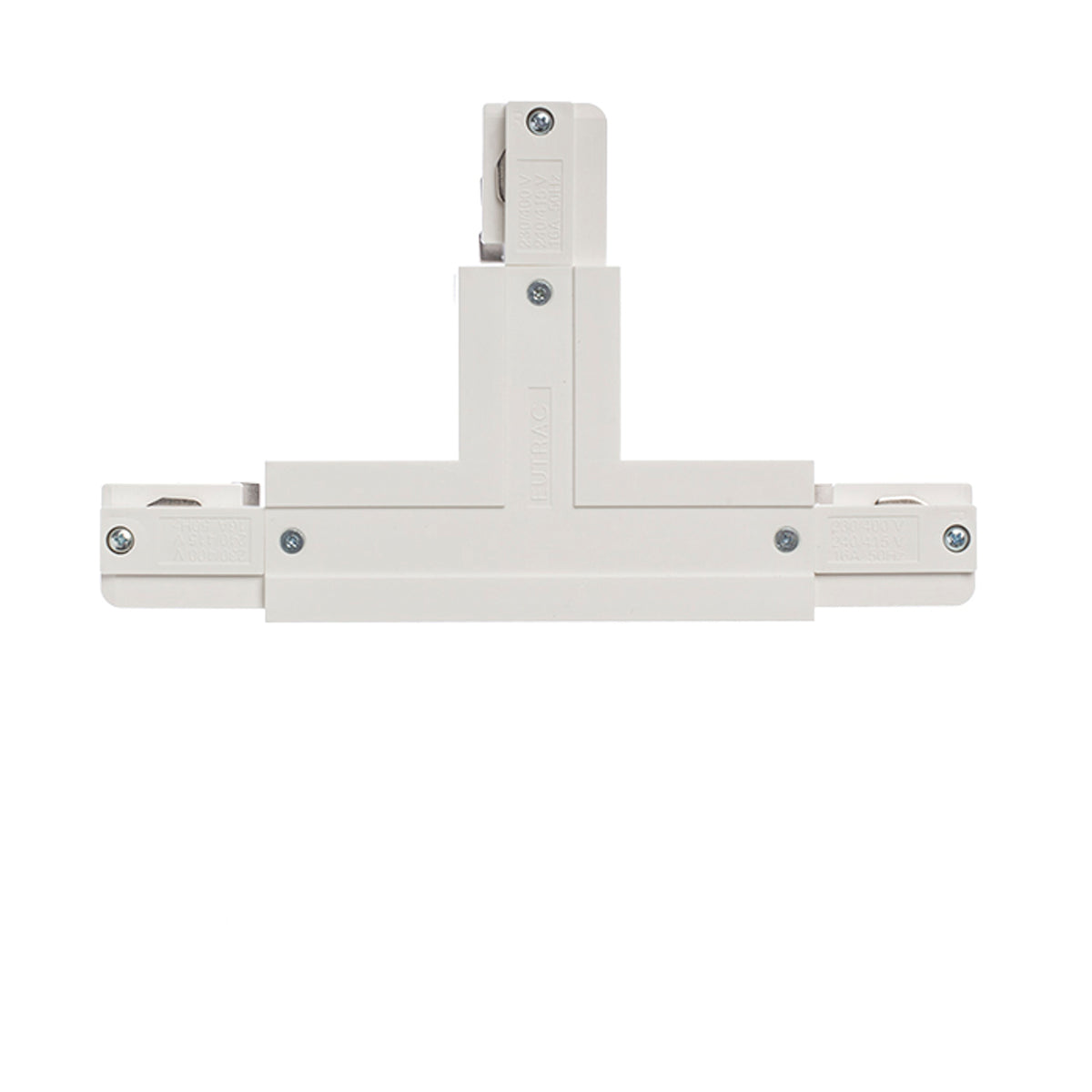 RENDL 3-circuit track system EUTRAC T connector, polarity right white 230V  R11332 2
