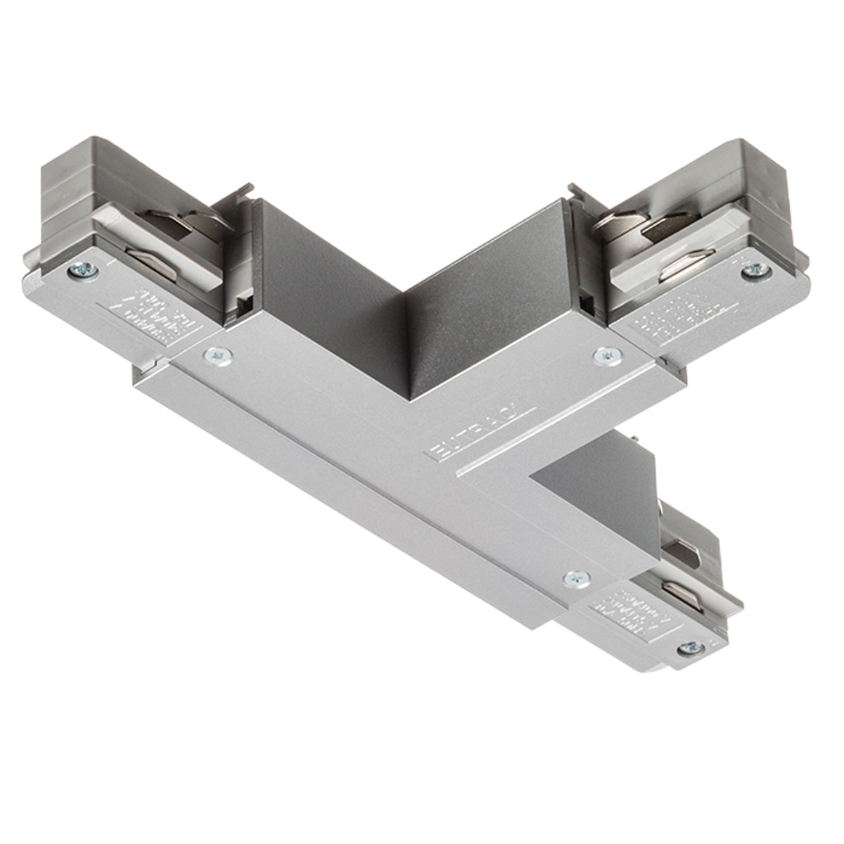 RENDL 3-circuit track system EUTRAC T connector, polarity right silver grey 230V  R11334 1