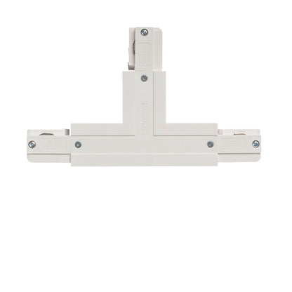 RENDL 3-circuit track system EUTRAC T connector, polarity left white 230V  R11335 2