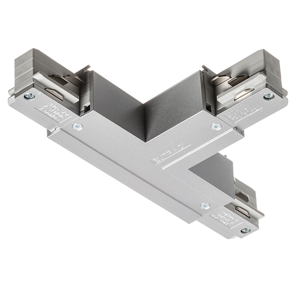 RENDL 3-circuit track system EUTRAC T connector, polarity left silver grey 230V  R11337 1