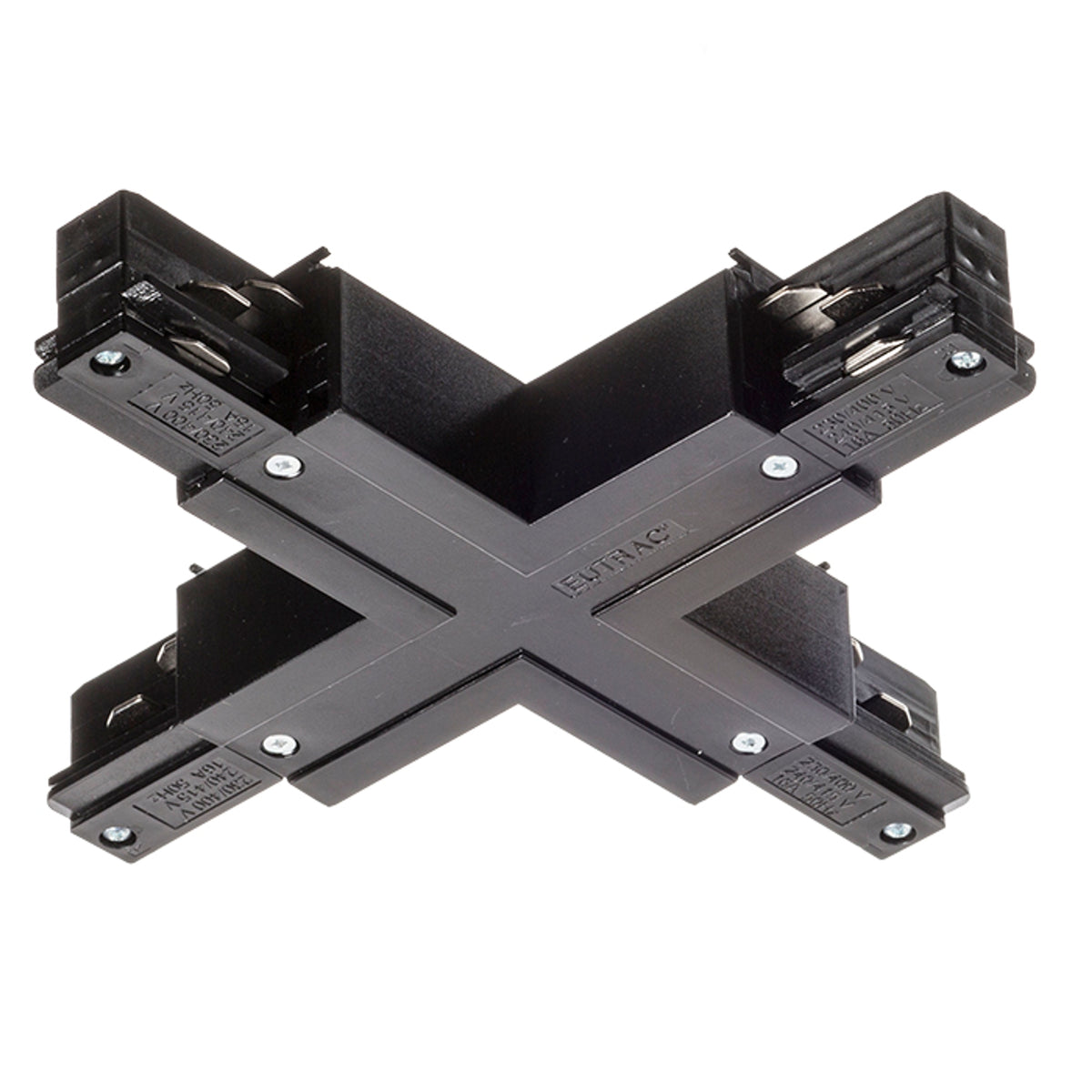 RENDL 3-circuit track system EUTRAC X connector black 230V  R11339 1