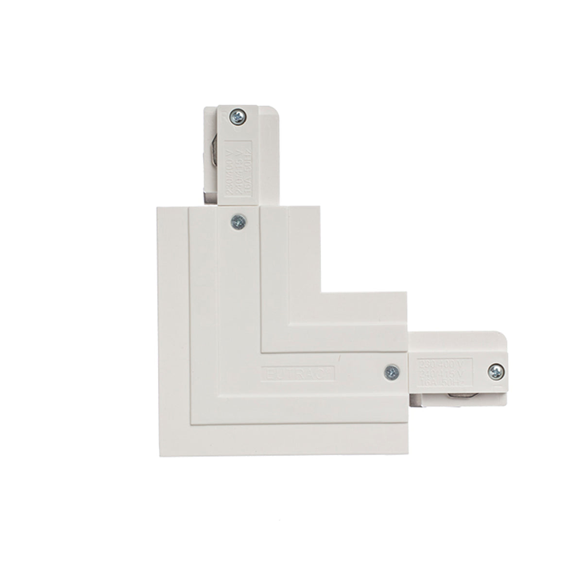 RENDL 3-circuit track system EUTRAC L connector for recessed 3-circuit tracks (outer polarity white  230V  R11344 3