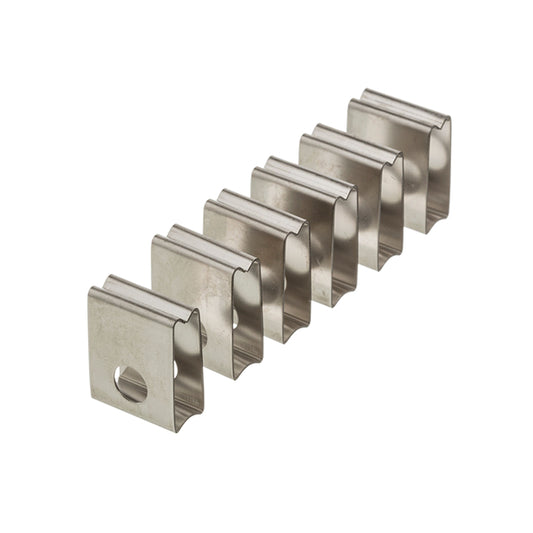 RENDL 3-circuit track system EUTRAC spring clips for recessed 3-circuit track 6pcs  R11357 1
