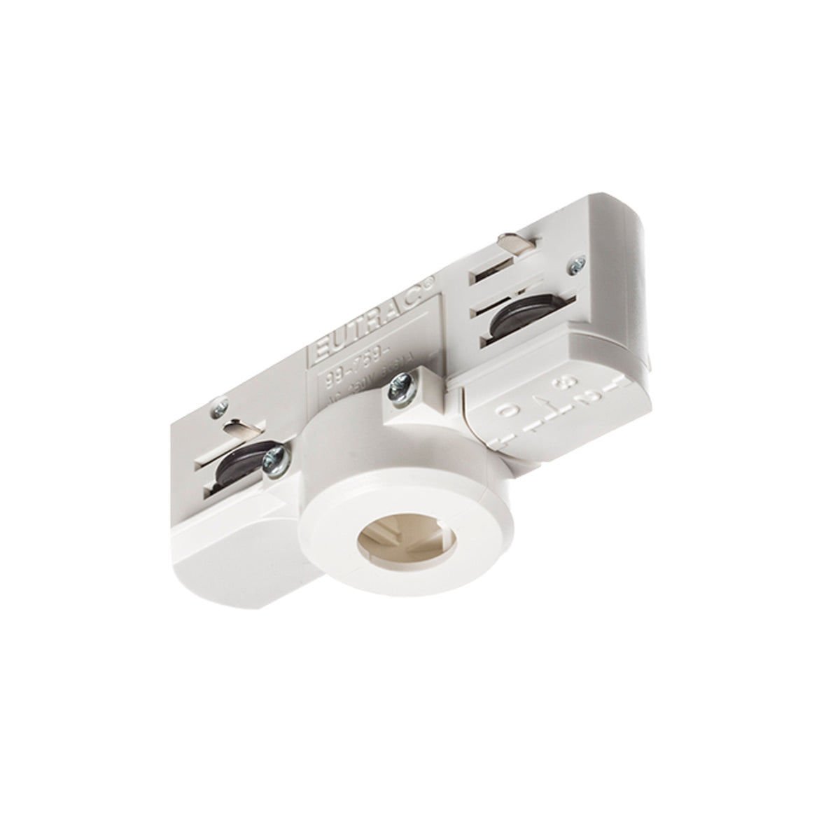 RENDL 3-circuit track system EUTRAC pendant adapter for 3-circuit tracks white 230V  R11360 5