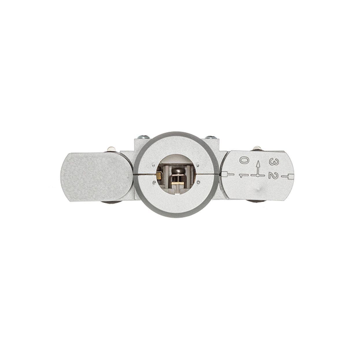 RENDL 3-circuit track system EUTRAC pendant adapter for 3-circuit tracks silver grey 230V  R11362 2