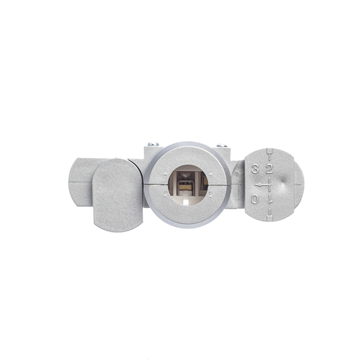 RENDL 3-circuit track system EUTRAC pendant adapter for 3-circuit tracks silver grey 230V  R11362 5