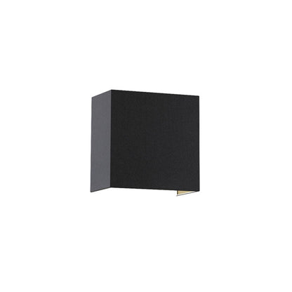 RENDL wall lamp LOPE W 25/14 wall  Polycotton black/golden foil 230V LED E27 15W R11365 7