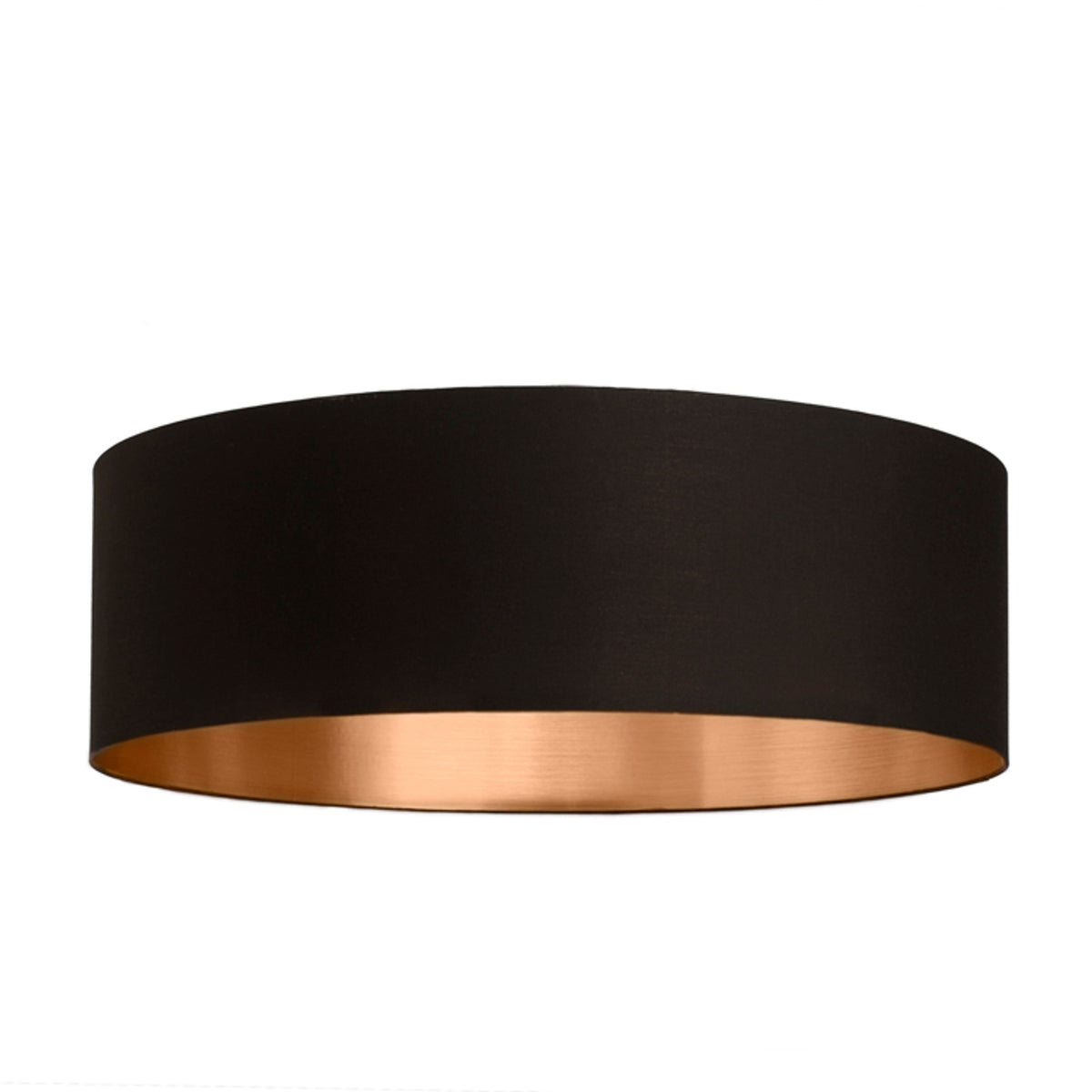 RENDL shades, shade bases, pendent sets RON 60/19 shade Polycotton black/copper foil max. 23W R11479 1