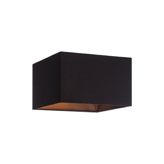 RENDL Outlet TEMPO 30/19 shade Polycotton black/copper foil max. 23W R11489 1