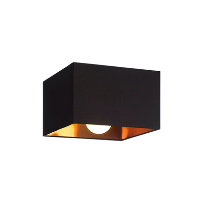 RENDL Outlet TEMPO 30/19 shade Polycotton black/copper foil max. 23W R11489 2