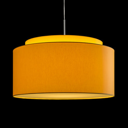 RENDL shades, shade bases, pendent sets DOUBLE 55/30 shade Chintz apricot/white PVC max. 23W R11508 7