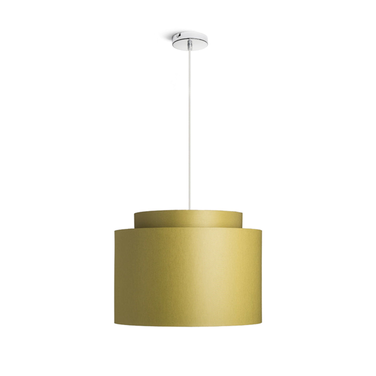 RENDL shades, shade bases, pendent sets DOUBLE 40/30 shade  Chintz olive/silverfoil  max. 23W R11535 8
