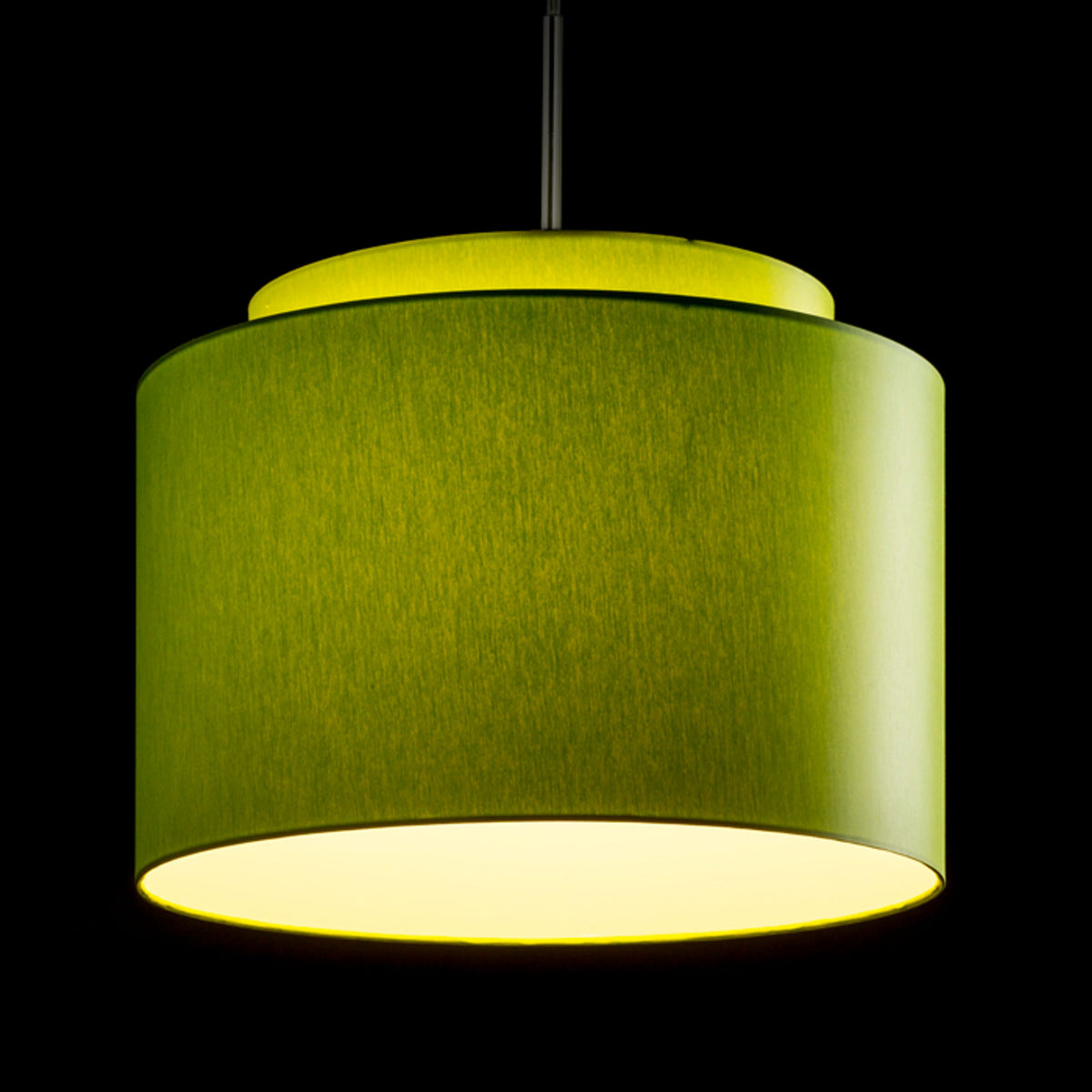 RENDL shades, shade bases, pendent sets DOUBLE 40/30 shade Chintz lime/white PVC max. 23W R11563 7