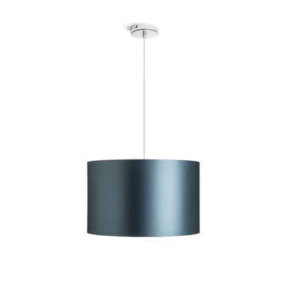 RENDL shades, shade bases, pendent sets RON 40/25 shade  Monaco petrol blue/silver PVC  max. 23W R11576 6