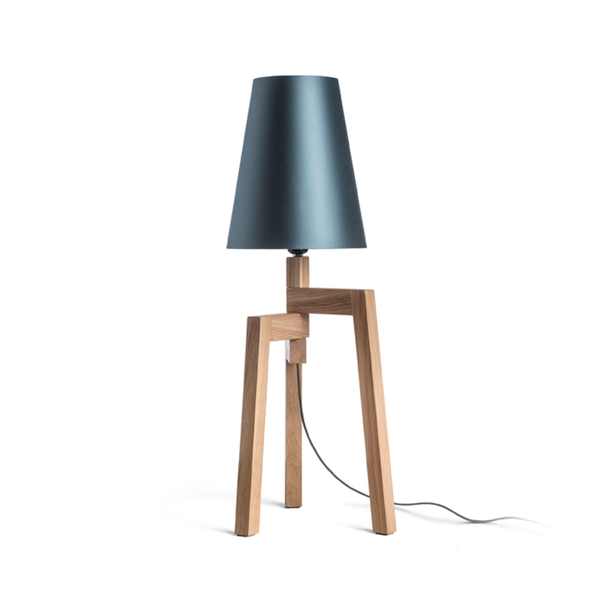 RENDL shades, shade bases, pendent sets CONNY 25/30 table shade Monaco petrol blue/silver PVC max. 23W R11580 2