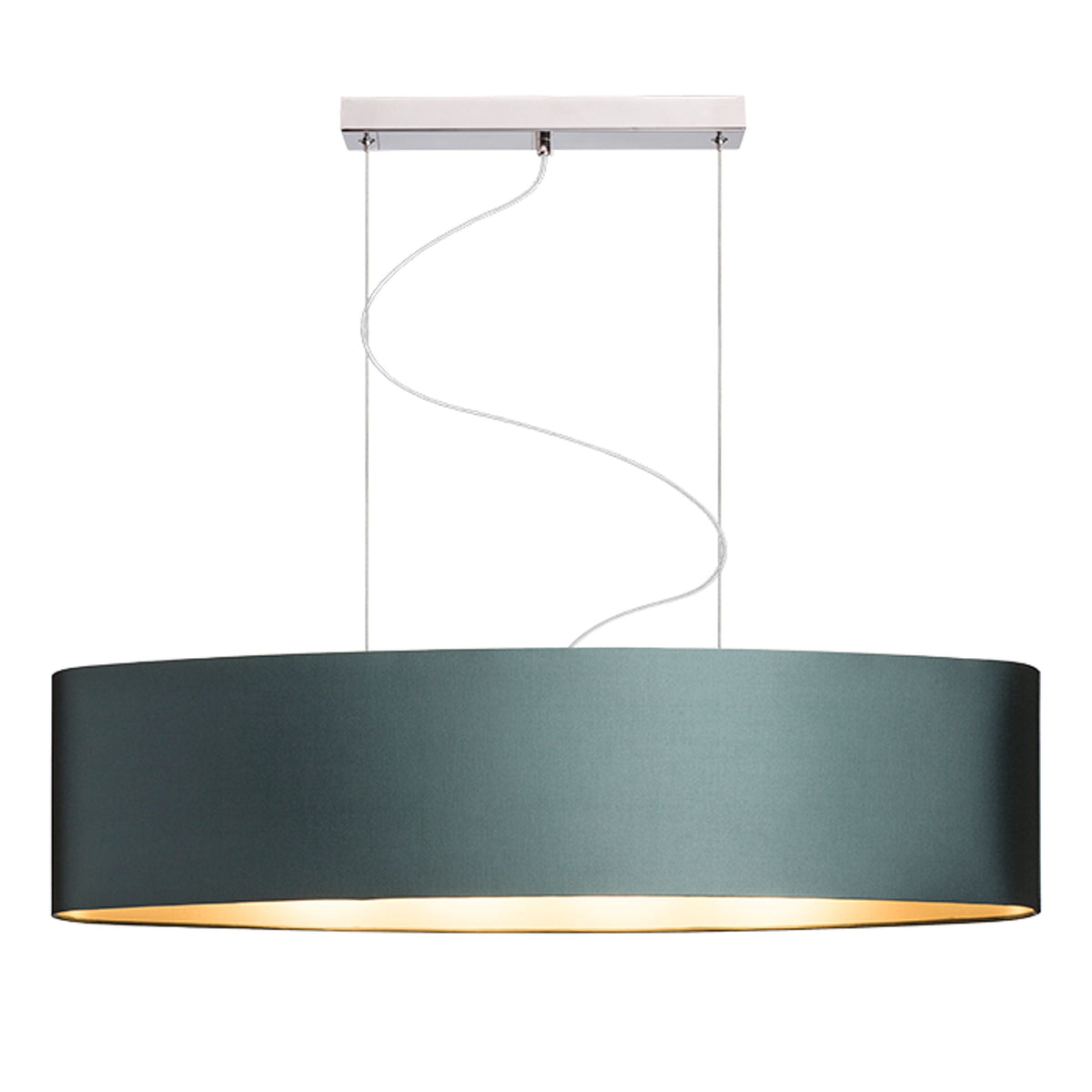 RENDL shades, shade bases, pendent sets CASUAL 90/22 shade  Monaco petrol blue/silver PVC  max. 23W R11583 2