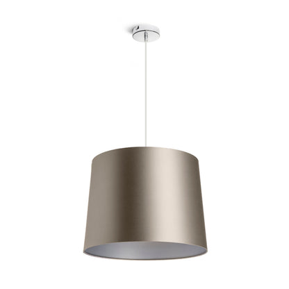 RENDL shades, shade bases, pendent sets ASPRO 40/30 shade  Monaco dove gray/silver PVC  max. 23W R11589 7