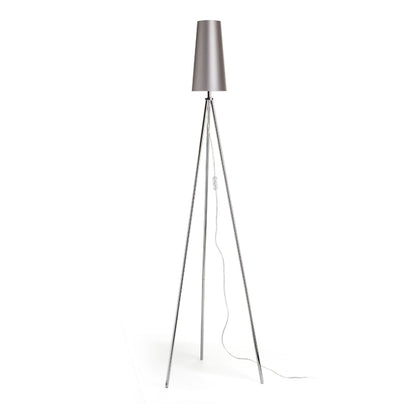 RENDL shades, shade bases, pendent sets CONNY 15/30 table shade  Monaco dove gray/silver PVC  max. 23W R11590 2
