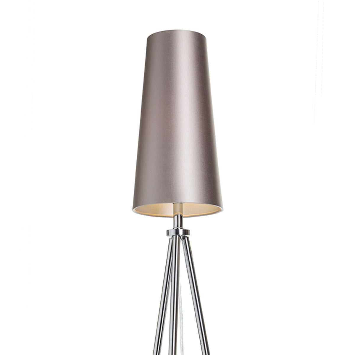 RENDL shades, shade bases, pendent sets CONNY 15/30 table shade  Monaco dove gray/silver PVC  max. 23W R11590 4