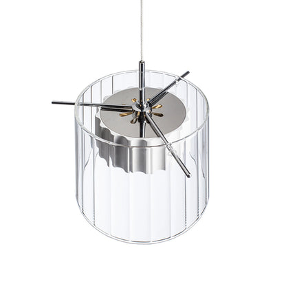 RENDL pendant lamp ESTRA I pendant white clear glass 230V LED 5W  3000K R11679 8
