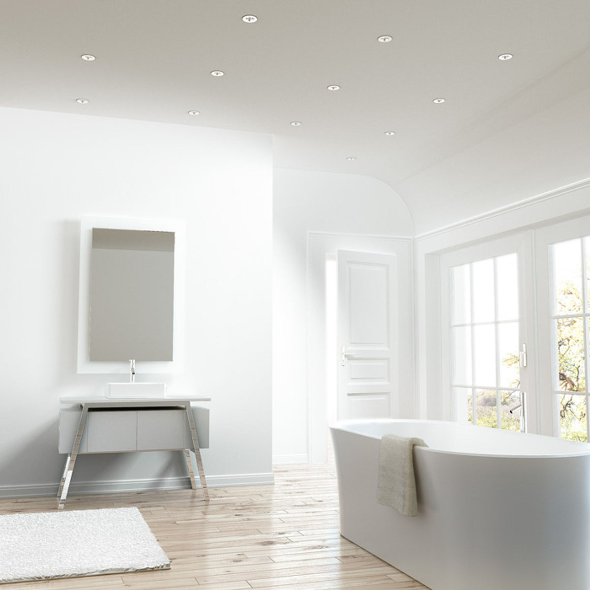 RENDL recessed light RINO recessed without cover  230V LED 10W 36° IP65 3000K R11682 5