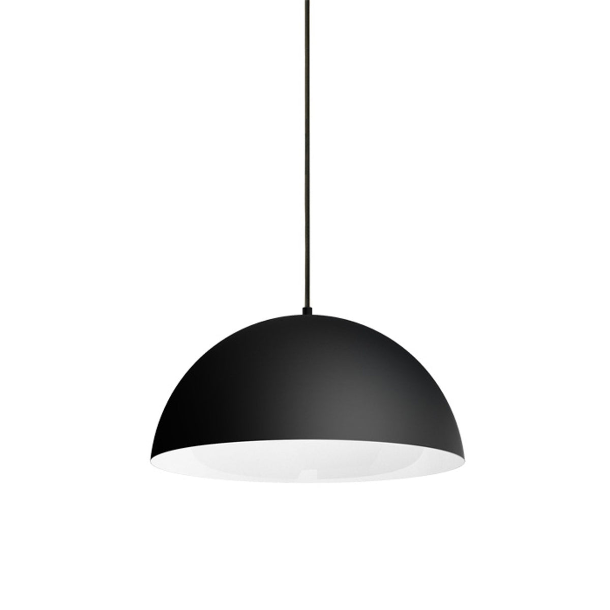RENDL pendant lamp MONROE 40 pendant matte black/white  230V LED E27 30W R11701 1