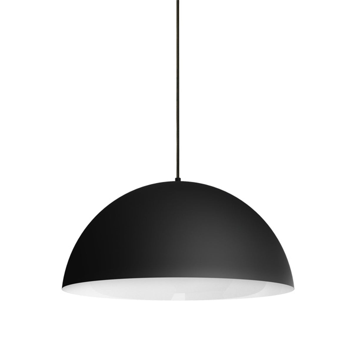 RENDL pendant lamp MONROE 50 pendant matte black/white  230V LED E27 30W R11702 1