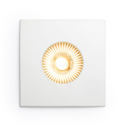 RENDL recessed light WATERBOY SQ  matt white  230V LED 10W 40° IP65  3000K R11728 7