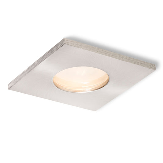 RENDL Outlet SPLASH SQ recessed  matt nickel 230V LED GU10 8W IP65 R11736 1