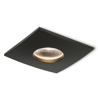 RENDL recessed light WATERBOY SQ  matt black  230V LED 10W 40° IP65  3000K R11741 1