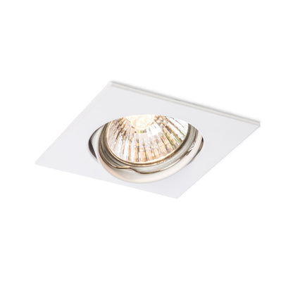 RENDL recessed light TOPIC SQ directional matte white  230V LED GU10 8W R11745 1