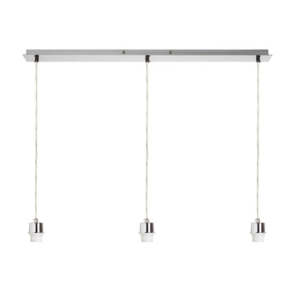 RENDL shades, shade bases, pendent sets MORE 80 pendant ceiling base  matt nickel 230V LED E27 3x15W R11776 1