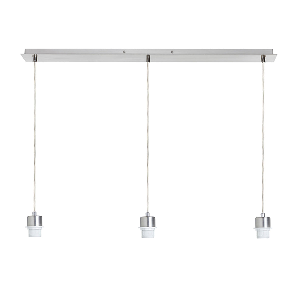 RENDL shades, shade bases, pendent sets MORE 80 pendant ceiling base  chrome 230V LED E27 3x15W R11777 1